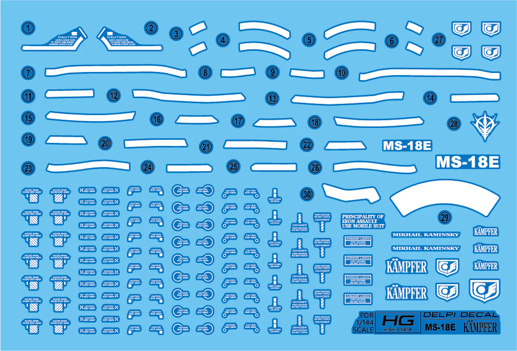 Delpi Decal HG Kampfer