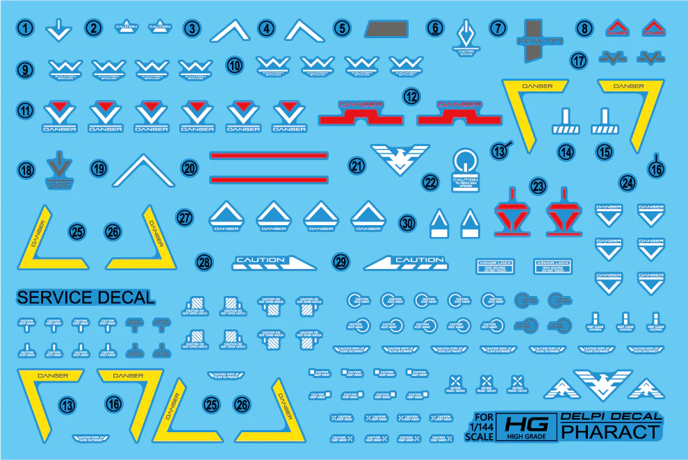 Delpi Decal HG Pharact