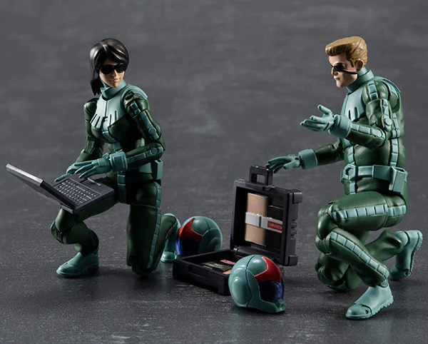 G.M.G. Mobile Suit Gundam Principality of Zeon Infantry Soldier & Char Aznable Figure Set - Image 10