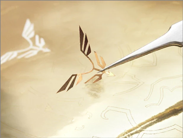 MG Sinanju Metal Film Sticker (Gold) - Image 3