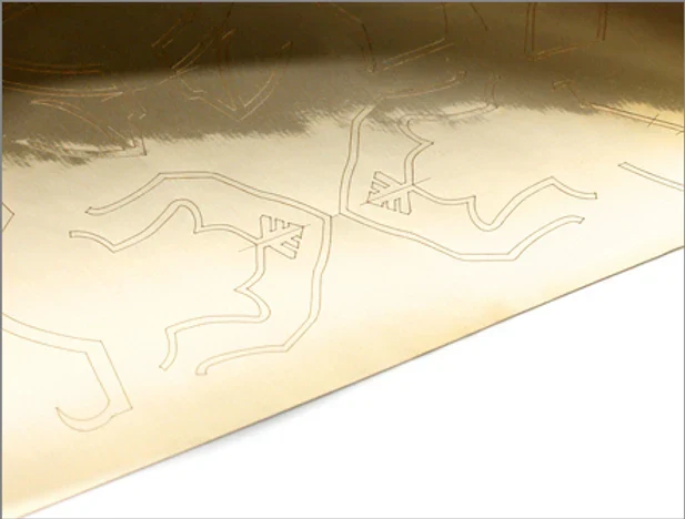 MG Sinanju Metal Film Sticker (Gold) - Image 7