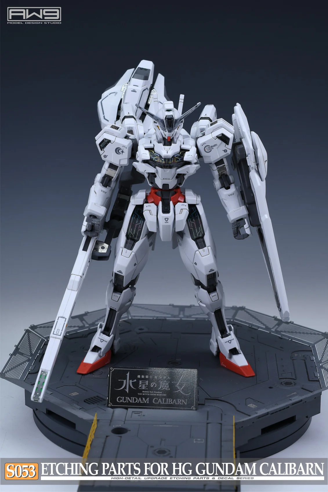 S53 Photo Etch HG Gundam Calibarn w/ Decals - Image 3