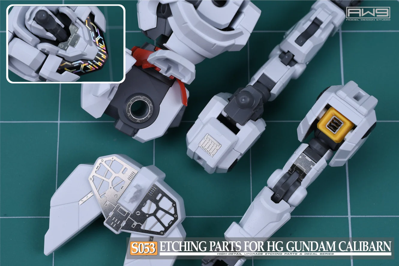 S53 Photo Etch HG Gundam Calibarn w/ Decals - Image 9